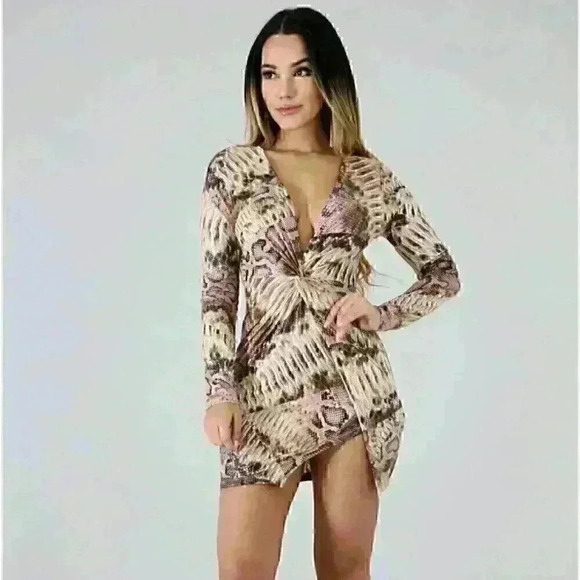 Bite Shine Dress Animal Print - Picture 4 of 5